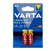 Батарейка AA/ Батарейка Varta LONGLIFE MAX POWER (MAX TECH) LR6 AA BL2 Alkaline 1.5V (4706) (2/40/200) (2 шт.)
