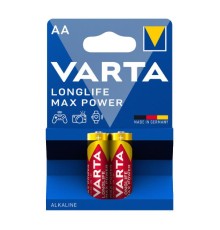 Батарейка AA/ Батарейка Varta LONGLIFE MAX POWER (MAX TECH) LR6 AA BL2 Alkaline 1.5V (4706) (2/40/200) (2 шт.)