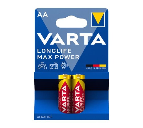 Батарейка AA/ Батарейка Varta LONGLIFE MAX POWER (MAX TECH) LR6 AA BL2 Alkaline 1.5V (4706) (2/40/200) (2 шт.) Батарейка AA/ Батарейка Varta LONGLIFE MAX POWER (MAX TECH) LR6 AA BL2 Alkaline 1.5V (4706) (2/40/200) (2 шт.)