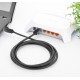 Greenconnect Патч-корд прямой 15.0m, UTP кат.5e, черный, позолоченные контакты, 24 AWG, литой, GCR-LNC06-15.0m, ethernet high speed 1 Гбит/с, RJ45, T568B