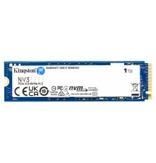 Твердотельный накопитель Kingston SSD 1TB NV3 M.2 2280 NVMe Gen4x4 R6000/W4000MB/s MTBF 2M 320TBW Retail 1 year