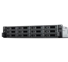 Система хранения данных Synology 2U/12bay QC 3,6GhzCPU/8Gb(32)/RAID0,1,10,5,6/upto 24HDD (1xRX1223RP)/2xUSB/2xGbE+1x10Gb(+1Expslot)/iSCSI/2xIPcam/2xPS/norail repl RS2421RP+