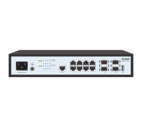 Коммутатор/ Управляемый PoE коммутатор уровня 2+ SNR-S5210G-8TX-POE