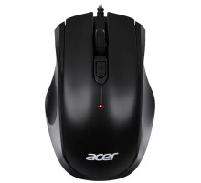 Мышь компьютерная/ Проводная мышь Acer OMW020 оптическая (1600dpi) USB (3but) black