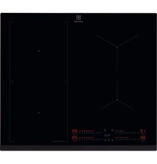 Встраиваемые индукционные панели ELECTROLUX/ индукционная варочная поверхность, цвет: Черный, индивидуальный слайдер для каждой зоны нагрева, 3-хступенчатая индикация остаточного тепла,акустический сигнал (вкл/выкл),  Функция "Booster",, автомат