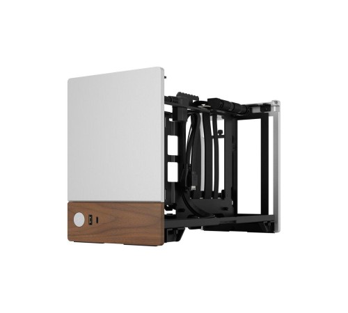 Корпус без блока питания/ Case Fractal Design Terra, Mini-Tower, no fans, 1xUSB-A 3.0 + 1xUSB 3.2 Type-C, SFX PSU Support, mITX Silver