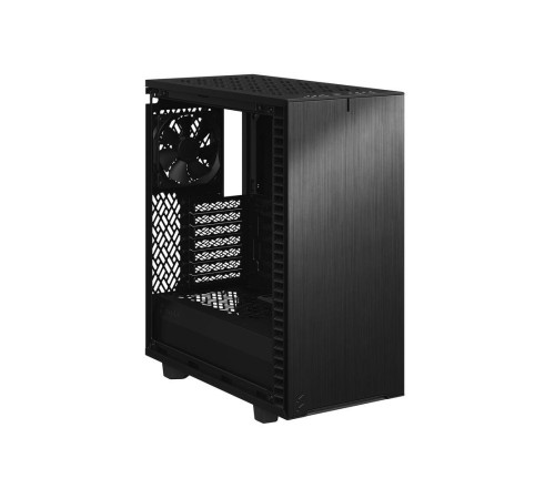 Корпус ПК без блока питания/ Case Fractal Design Define 7 Compact TG Light Tint, Midi-Tower, 1x120mm + 1x140mm, 2xUSB-A 2.0 + 2xUSB-A 3.2 + 1xUSB 3.2 Type-C ATX, mATX, mITX Black