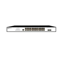 Коммутатор/ Управляемый L2 коммутатор, 24x1000Base-T, 2x1000Base-X SFP, консольный порт RJ-45, комплект для установки в 19" стойку
