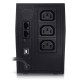 Источник бесперебойного питания (черный)/ Powercom RPT-600AP 360W, 3*IEC320, USB, RJ-45