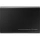 Внешние HDD и SSD/ Samsung External SSD T7 Touch, 2000GB, Touch ID, Type-C, USB 3.2 Gen2, R/W 1050/1000MB/s, 85x57x8mm, Black (12 мес.)