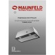 Кухонная вытяжка MAUNFELD/ Кухонная вытяжка MAUNFELD THAMES 601M, полновстраиваемая, механическое управление, 3 скорости, 520 м3/ч, энергоэффективность В, уровень шума 45 дб, черный