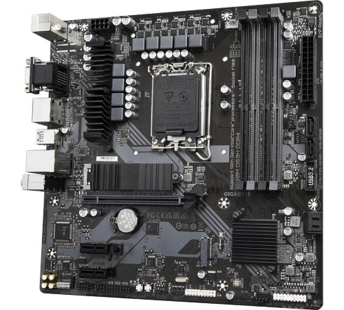 Материнская плата/ MB GIGABYTE INTEL B760 s1700, 4xDDR4(128GB), D-SUB/HDMI 2.0/2xDP, 1xPCIe 4.0x16, 2xPCIe 3.0, 1xLAN (2.5GbE), 4xSATA 6Gb/s, 2xM.2, 1xUSB-C, 3xUSB 3.2, 2xUSB 2.0, mATX Материнская плата/ MB GIGABYTE INTEL B760 s1700, 4xDDR4(128GB), D-SUB/HDMI 2.0/2xDP, 1xPCIe 4.0x16, 2xPCIe 3.0, 1xLAN (2.5GbE), 4xSATA 6Gb/s, 2xM.2, 1xUSB-C, 3xUSB 3.2, 2xUSB 2.0, mATX