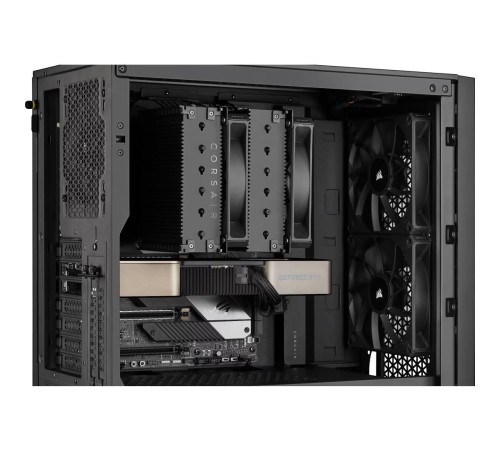 Кулер для процессора/ CPU Cooler Corsair A115 Twin Tower (270W, 4-pin PWM, 165mm, Al/Cu, 6x6mm, 2x140mm, 84.5CFM, 33.9dBA, 1600RPM, S: 1851/1700/1200/115X, AM5/AM4, black) Кулер для процессора/ CPU Cooler Corsair A115 Twin Tower (270W, 4-pin PWM, 165mm, Al/Cu, 6x6mm, 2x140mm, 84.5CFM, 33.9dBA, 1600RPM, S: 1851/1700/1200/115X, AM5/AM4, black)