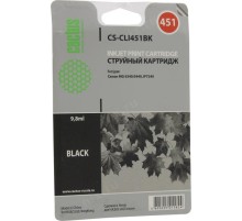 -/ Картридж струйный Cactus CS-CLI451BK черный (10.2мл) для Canon MG6340/5440/IP7240