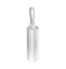 Power Bank Vention 5000mAh(USB-C + Lightning) 20W Серо-белый, шт.