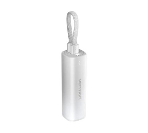 Power Bank Vention 5000mAh(USB-C + Lightning) 20W Серо-белый, шт. Power Bank Vention 5000mAh(USB-C + Lightning) 20W Серо-белый, шт.