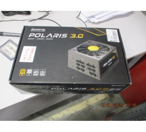 Блок питания Chieftec Polaris 3.0 PPS-1250FC-A3 (ATX 3.0, 1250W, 80 PLUS GOLD, Active PFC, 140mm fan, Full Cable Management, Gen5 PCIe) Retail_repair Блок питания Chieftec Polaris 3.0 PPS-1250FC-A3 (ATX 3.0, 1250W, 80 PLUS GOLD, Active PFC, 140mm fan, Full Cable Management, Gen5 PCIe) Retail_repair