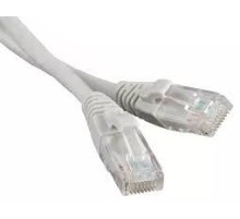 Патч-корд/ Патч-корд GoPower RJ-45 (m)-RJ-45 (m) 20.0м кат.5е ПВХ 26AWG серый в пакете (1/20)