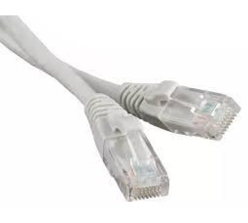 Патч-корд/ Патч-корд GoPower RJ-45 (m)-RJ-45 (m) 20.0м кат.5е ПВХ 26AWG серый в пакете (1/20)