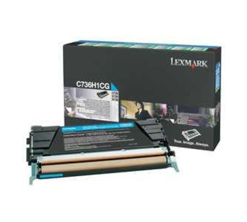 C736 Cyan High Yield Return Program Print Cartridge (10K) C736 Cyan High Yield Return Program Print Cartridge (10K)