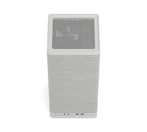 Корпус без блока питания/ Case Fractal Design Mood, Mini-Tower, 1x180mm, 2xUSB-A 3.0 + 1xUSB 3.2 Type-C, SFX PSU Support, mITX Light Gray