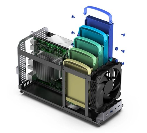 Корпус без блока питания/ Case JONSBO N1, Desktop SFF, 1x140mm, 1xUSB-A 3.0 + 1xUSB-C 3.2, SFX PSU Support, mITX Gray Корпус без блока питания/ Case JONSBO N1, Desktop SFF, 1x140mm, 1xUSB-A 3.0 + 1xUSB-C 3.2, SFX PSU Support, mITX Gray