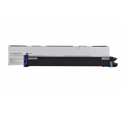 Тонер-картридж, голубой, 24 000 страниц, для Sharp моделей MX-2630/3050/3060/3070N (аналог MX-61GTCA), FP-SMX61GTCA (Вскрытая упаковка)