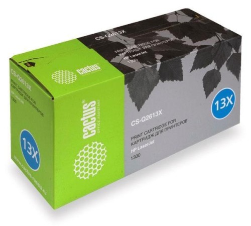 -/ Картридж лазерный Cactus CS-Q2613X Q2613X черный (4000стр.) для HP LJ 1300/1300N