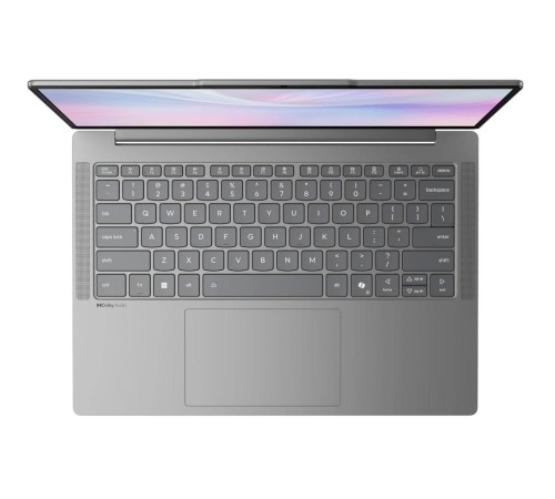 Ноутбук/ Lenovo IdeaPad Slim 5 14AHP10 14"(1920x1200 OLED)/AMD Ryzen 7 8845HS(3.8Ghz)/16384Mb/512PCISSDGb/noDVD/Int:AMD Radeon 780M/Cam/BT/WiFi/60WHr/war 1y/1.39kg/luna grey/noOS + 65W, RU kbd