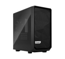 Корпус ПК без блока питания/ Case Fractal Design Meshify 2 Mini TG Dark Tint, Mini-Tower, 1x120mm + 1x140mm, 2xUSB-A 3.2 + 1xUSB 3.2 Type-C mATX, mITX, mDTX Black