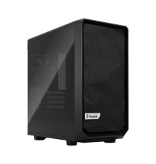 Корпус ПК без блока питания/ Case Fractal Design Meshify 2 Mini TG Dark Tint, Mini-Tower, 1x120mm + 1x140mm, 2xUSB-A 3.2 + 1xUSB 3.2 Type-C mATX, mITX, mDTX Black