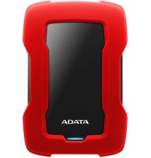 Внешний жесткий диск/ Portable HDD 1TB ADATA HD330 (Red), Silicone, USB 3.2 Gen1, 133x89x16mm, 190g /3 года/