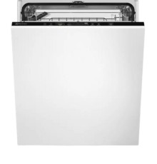 Встраиваемые посудомоечные машины ELECTROLUX/ Встраиваемая узкая посудомоечная машина, агрузка на 13 комплектов посуды, сенсорное управление, 7 программ, 59.6x55x82 см, черный цвет, сушка: с открыванием дверцы, индикация на полу: луч