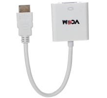 Кабель-переходник/ Кабель-переходник HDMI(M) ---> VGA(F)  VCOM <CG558>