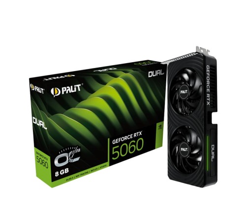 Видеокарта/ PA-RTX5060 DUAL OC 8GB PALIT Видеокарта/ PA-RTX5060 DUAL OC 8GB PALIT