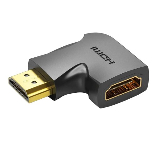 Адаптер-переходник Vention HDMI v2.0 19M/19F угол 270 Адаптер-переходник Vention HDMI v2.0 19M/19F угол 270