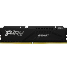 Память оперативная/ Kingston 64GB 5600MT/s DDR5 CL40 DIMM (Kit of 4) FURY Beast Black XMP