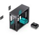 Корпус без блока питания/ Case JONSBO D41 STD SCREEN, Midi-Tower, TG, no fans, 1xUSB-A 3.2 + 1xUSB-C 3.2, ATX, mATX, mITX Black