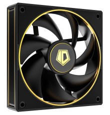 Кулер для корпуса/ Case Cooler ID-COOLING AF-127-GDL (120x120x27mm, 4-pin PWM, 78CFM, 29.9dBA, 2000RPM, Black)