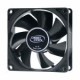 Вентилятор для корпуса DEEPCOOL Xfan80 80x80x25мм (240шт./кор, пит. от БП, черный, 1800об/мин)  Color BOX