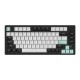 Клавиатура проводная Dareu EK75 White-Black (белый/черный) (Мятая упаковка)