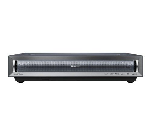 Лазерный проектор TV 120'' Hisense/ 80~150", Projector Triple-Chroma, 4K UHD, 25 000ч, 3000Лм, 4K@60Hz, 2K@240Hz, 2K@120Hz, 15W x 2 + 10w ? 2 treble, VIDAA U7.6, Voice assistant, HDMI 2.1x2, HDMI 2.0x1, USB 3.0x1, USB 2.0x1, Bluetooth, WiFi, AirPlay Лазерный проектор TV 120'' Hisense/ 80~150", Projector Triple-Chroma, 4K UHD, 25 000ч, 3000Лм, 4K@60Hz, 2K@240Hz, 2K@120Hz, 15W x 2 + 10w ? 2 treble, VIDAA U7.6, Voice assistant, HDMI 2.1x2, HDMI 2.0x1, USB 3.0x1, USB 2.0x1, Bluetooth, WiFi, AirPlay