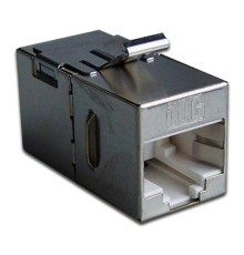Повторитель портов RJ-45, экранированный, кат.6A, формата Keystone Повторитель портов RJ-45, экранированный, кат.6A, формата Keystone
