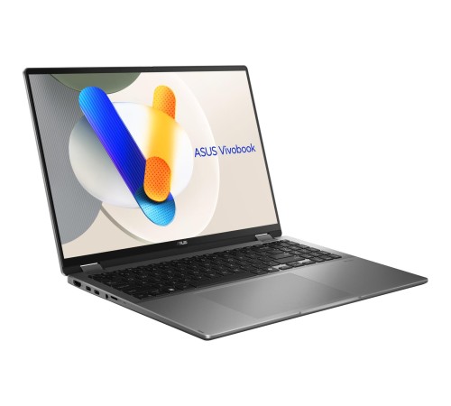 Ноутбук/ ASUS TP3607SH-RJ043W flip 16"(2880x1800 OLED)/Touch/Intel Core Ultra 7 258V(3.7Ghz)/32768Mb/1024PCISSDGb/noDVD/Ext:nVidia GeForce RTX 5050(8192Mb)/Cam/BT/WiFi/63WHr/war 1y/1.85kg/Matte Gray/Win11Home + стилус