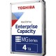 Жесткий диск/ HDD Toshiba SAS 4Tb 7200 12Gbit/s 128Mb 1 year warranty (replacement MG08SDA400E)