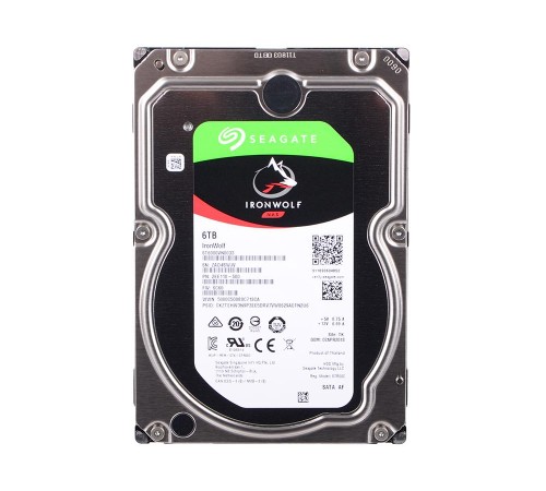 Жесткий диск/ HDD Seagate SATA3 6Tb IronWolf NAS 7200 256Mb