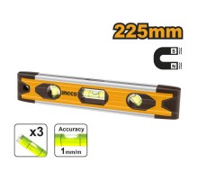 Мини-пузырьковый уровень Ingco HMSL01030,225 мм, 3 уровня