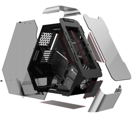 Корпус без блока питания/ Case JONSBO TR03-G, Full-Tower, TG, 2x120mm, 2xUSB-A 3.0 + 1xUSB-C 3.2, ATX, mATX, mITX Glass pannel Silver Корпус без блока питания/ Case JONSBO TR03-G, Full-Tower, TG, 2x120mm, 2xUSB-A 3.0 + 1xUSB-C 3.2, ATX, mATX, mITX Glass pannel Silver