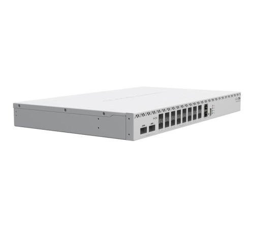 Маршрутизатор MikroTik Cloud Router Switch 518-16XS-2XQ, 2x 100 Gigabit QSFP28 ports and 16x 25 Gigabit SFP28 ports,4 fans, 2 PSU