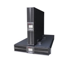 Онлайн ИБП ДКС серии Small Rackmount, 1000 ВА/900 Вт, 1/1, 6xIEC C13,EPO, USB, RS-232, RJ45, Rack 2U, 2x9Ач
